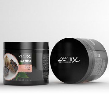 Маска для волосся з олією чорного часника Zenix, 500 мл (Liv412104) Liv412104 фото