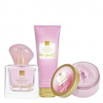 Набір парфумований жіночий Avon ТТА Love Quartz (edp/50ml + b/cr/200ml + mask/75 ml) (158511610) 158511610 фото