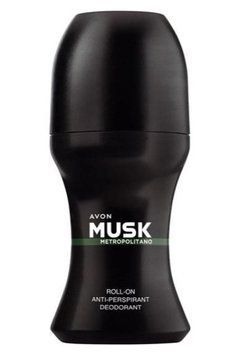 Дезодорант-антиперспірант з кульковим аплікатором Avon Musk Metropolitano (50 мл) 76021326-1 фото