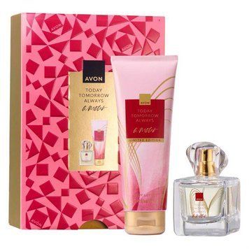 Набір Avon ТТА Amour для Неї у подарунковій упаковці (edp/50ml + b/lot/125ml) (158511494) 158511494 фото