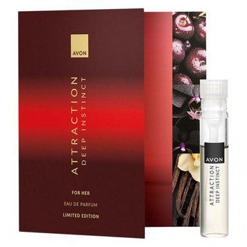 Листівка з пробним зразком Парфумної води Avon Attraction Deep Instinct для Неї, 0,6 мл (158511411) 158511411 фото
