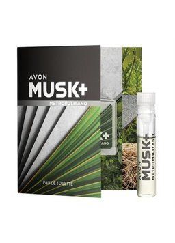 Листовка с пробным образцом Avon туалетная вода Musk Metropolitano для Него, 0,6 мл 76021326/24362894 фото