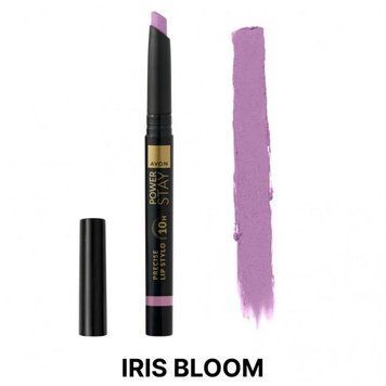Губна помада Суперстійкість Avon Power Stay Up To 10 Hour, Цвітіння ірису/Iris Bloom (158511571) 158511571 фото
