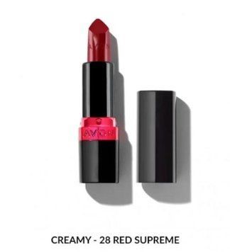 Зволожувальна кремова губна помада Avon &laquo;Ультра&raquo;, 28 С Королівський червоний/Red Supreme, 3,6г (158511355) 158511355 фото