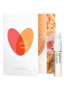 Листівка з пробним зразком Парфумної води Avon LOV U Connected, 0,6 мл 28983335 фото