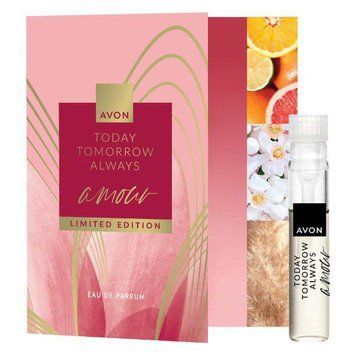 Листівка з пробним зразком Парфумної води Avon ТТА Amour, 0,6 мл (158511461) 158511461 фото