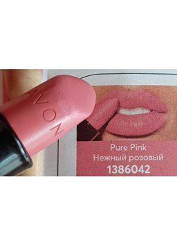 Зволожуюча матова помада губна Avon &laquo;Ультра&raquo;, Ніжний Ліловий/Pure Pink, 3,6г 70726488 фото