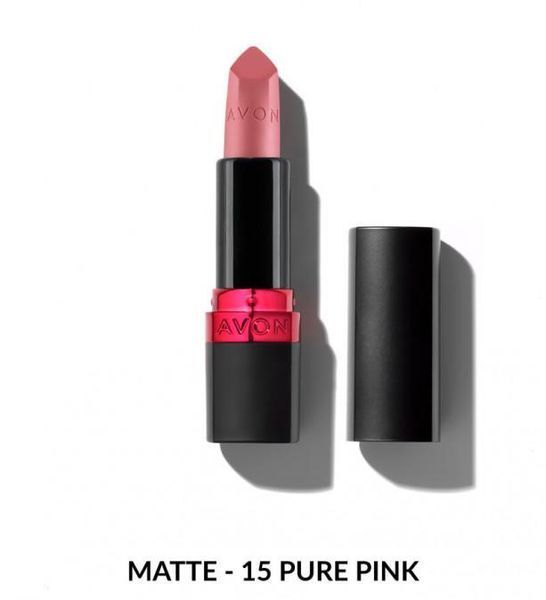 Увлажняющая матовая губная помада Avon &laquo;Ультра&raquo;, Нежный Лиловый/Pure Pink, 3,6г 70726488 фото