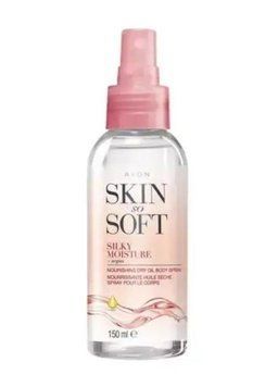 Живильний лосьйон-спрей для тіла Avon Skin so Soft з олією аргани "Ніжність шовку", 150 мл 75986442 фото