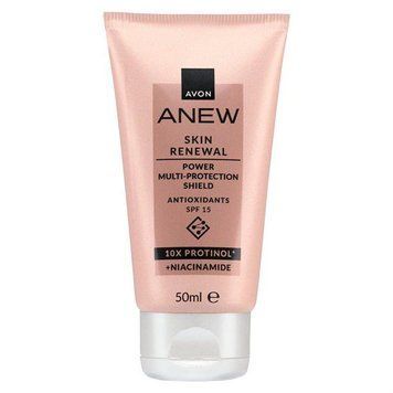 Оновлювальний крем для обличчя Avon Anew з антиоксидантами &laquo;Енергія Протінолу. Мультизахист&raquo; SPF 15, 50 мл 84946877 фото