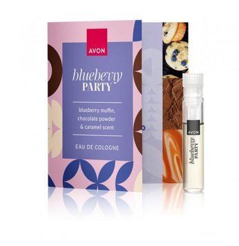 Листівка з пробним зразком Avon EDC Blueberry Party, 0.6мл (49469263) 49469263 фото