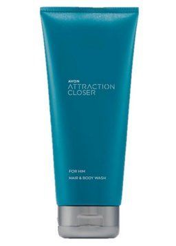 Шампунь-гель для душа Avon для мужчин Attraction Closer, 200 мл 15166427 фото