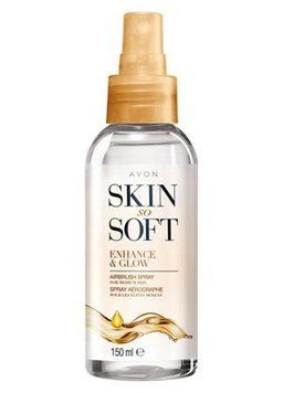 Легкий спрей-автозасмага для тіла Skin so Soft by Avon "Сяйво" 99372696 фото