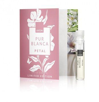Листівка з п/зр Avon Туалетна вода Pur Blanca Petal 0,6 мл 49469301 фото