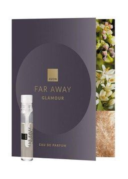 Открытка с пробным образцом Avon Парфюмерной воды Far Away Glamour, 0,6 мл 214219321 фото