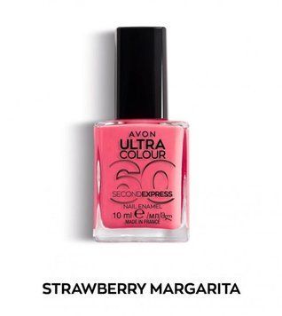 Быстросохнущий лак для ногтей Avon &laquo;УльтраЦвет за 60 секунд&raquo; Strawberry Margarita,10 мл (49469293) 49469293 фото