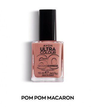 Быстросохнущий лак для ногтей Avon &laquo;УльтраЦвет за 60 секунд&raquo; Pom Pom Macaron,10 мл (49469292) 49469292 фото