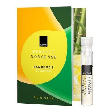 Листівка з пробним зразком парфумерна вода Avon Perfect Nonsense Bamboozie Cocktail, 0,6 мл 97552876 фото