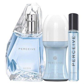 Набір парфумований жіночий Avon Perceive (edp/50ml + deo/50ml + edp/10ml) (494693318) 494693318 фото