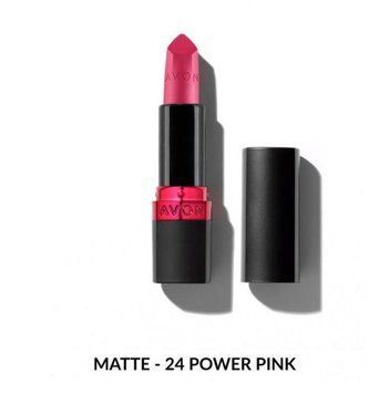 Зволожувальна матова губна помада Avon &laquo;Ультра&raquo;, 24 Яскраво-рожевий/Power Pink, 3.6г (158511251) 158511251 фото