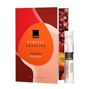 Листівка із пробним зразком парфумерна вода Avon Perfect Nonsense гострі персики, 0,6мл 59755216 фото