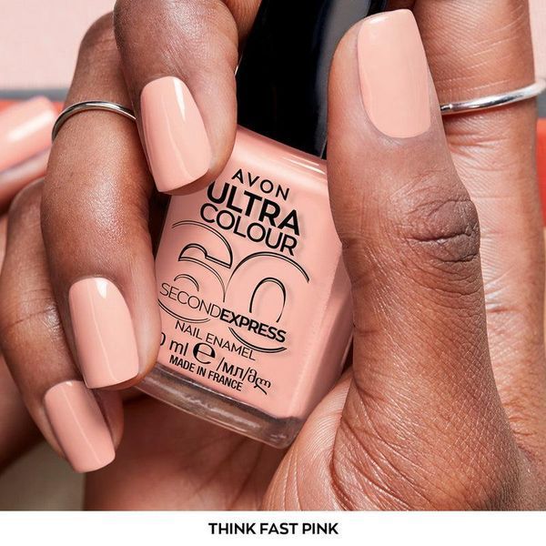 Швидковисихаючий лак для нігтів Avon &laquo;УльтраКолір за 60 секунд&raquo; Thing Fast Pink, 10 мл (158511396) 158511396 фото