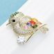 Брошь "Птичка", брошка шпилька 946500199 фото 1