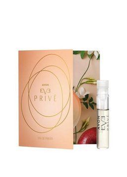 Открытка с пробным образцом Туалетной воды Avon ЕVE PRIVE для Нее, 0,6 мл 75625400 фото