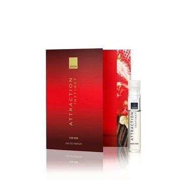 Листівка з пробним зразком Парфумної води Avon Attraction Instinct для Неї, 0,6 мл (494693272) 494693272 фото