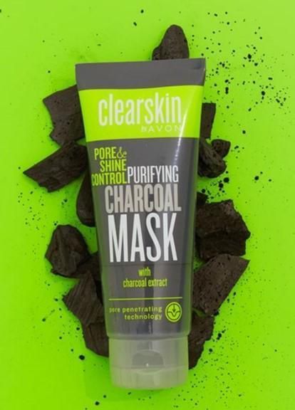 Очищающая маска с экстрактом древесного угля AVON CLEARSKIN, 75 мл 43711354 фото