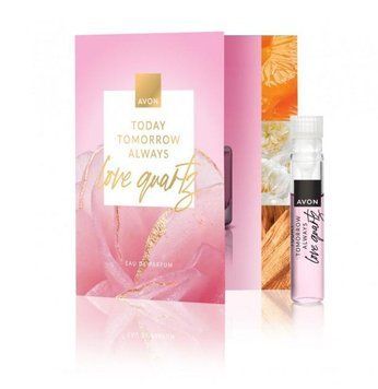 Открытка с пробным образцом Парфюмерной воды Avon TTA Love Quartz, 0,6 мл (158511559) 158511559 фото