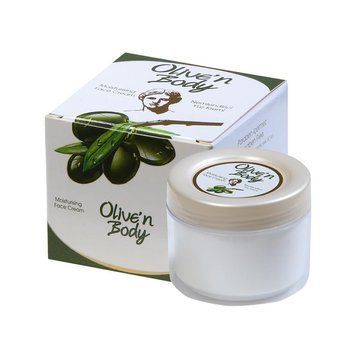 Зволожуючий крем для обличчя з екстрактом листя оливи та алое Olive&rsquo;n Body, 100 мл (Liv401001) Liv401001 фото