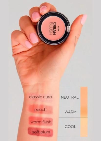 Кремові рум'яна Avon CLASSIC AURA/Рожевий букет, 2,4г 35392241 фото