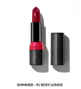 Зволожувальна мерехтлива губна помада Avon "Ультра", 91 Сяюча троянда/Rosy Lumas, 3,6 г 8413695912 фото