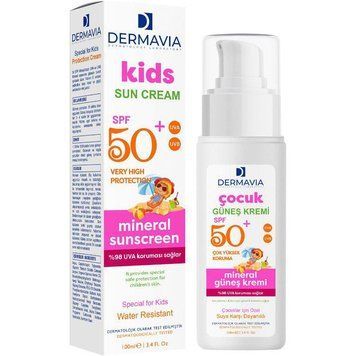 Сонцезахисний крем для дітей SPF 50+ Dermavia, 100 мл (Liv910201) Liv910201 фото