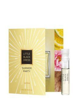 Открытка с пробным образцом парфюмерная вода Avon Little Black Dress Summer Party для нее, 0,6 мл 33914798/19807579-1 фото