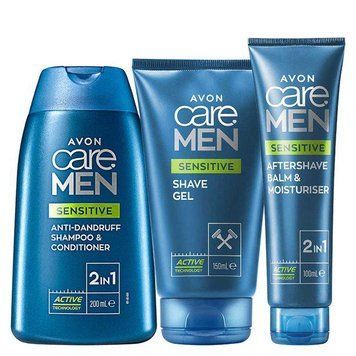 Набір Avon &laquo;М&rsquo;який догляд&raquo; (sh/gel/200ml+ sh/gel/150ml + aft/sh/bl/100ml) 494693313 фото