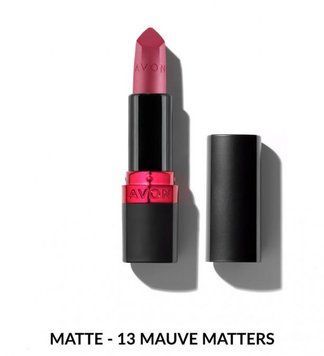 Зволожуюча матова губна помада Avon &laquo;Ультра&raquo;, 13 Ліловий/Mauve Matters, 3,6 г (49469277) 49469277 фото